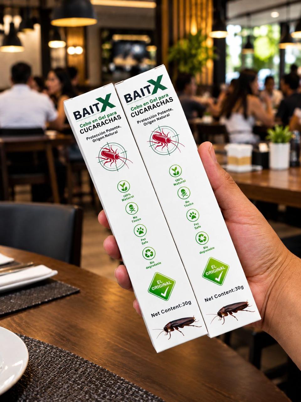 BaitX usado en un restaurante